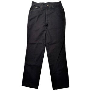 VTG 90s CHIC Women 14 Average (31x32) Classic Fit Black Denim Jeans Made USA NEW